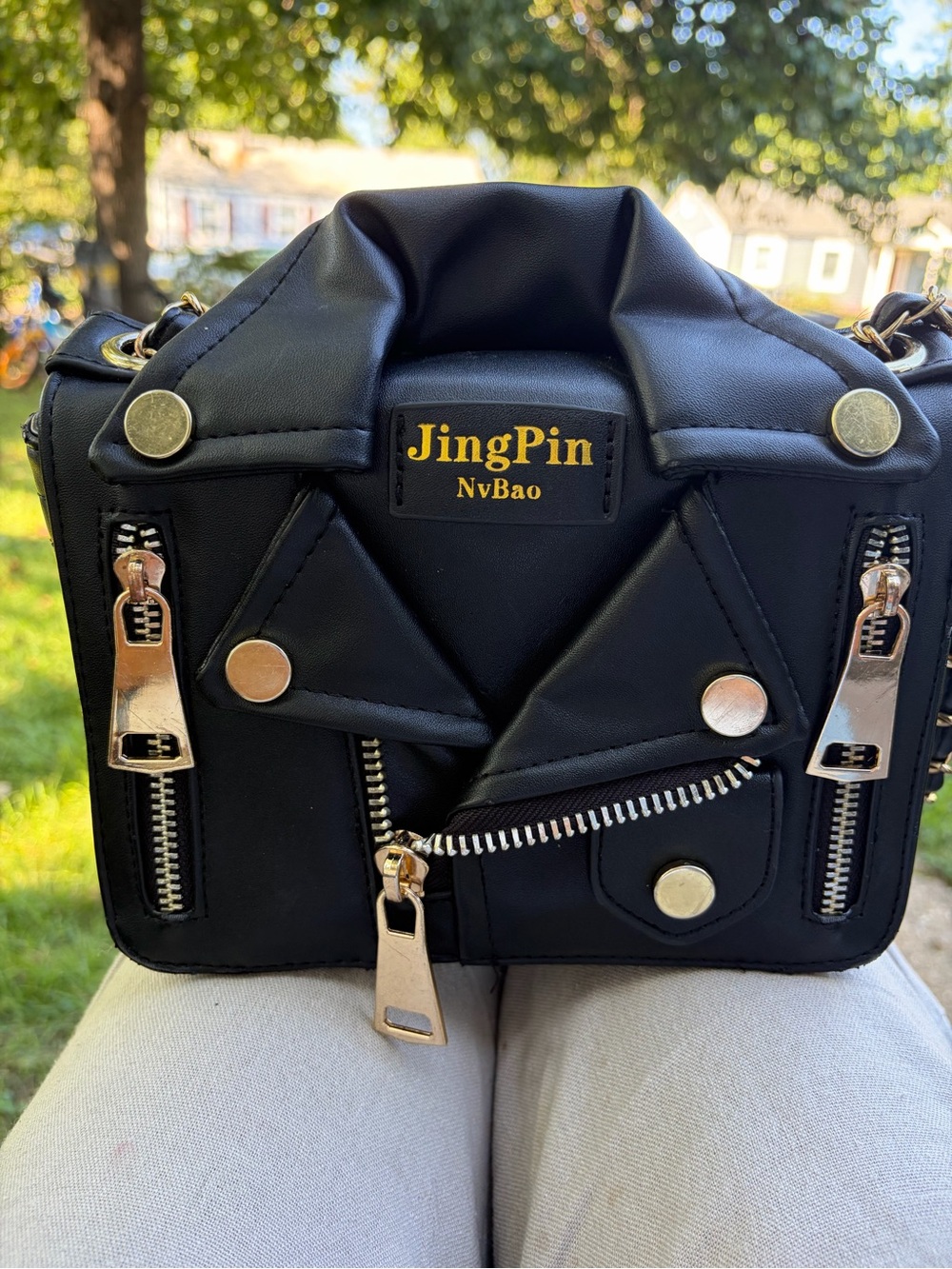 Black Quilted Crossbody Bag